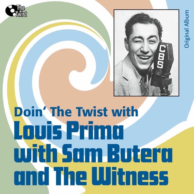 Album cover art for Doin' The Twist With Louis Prima