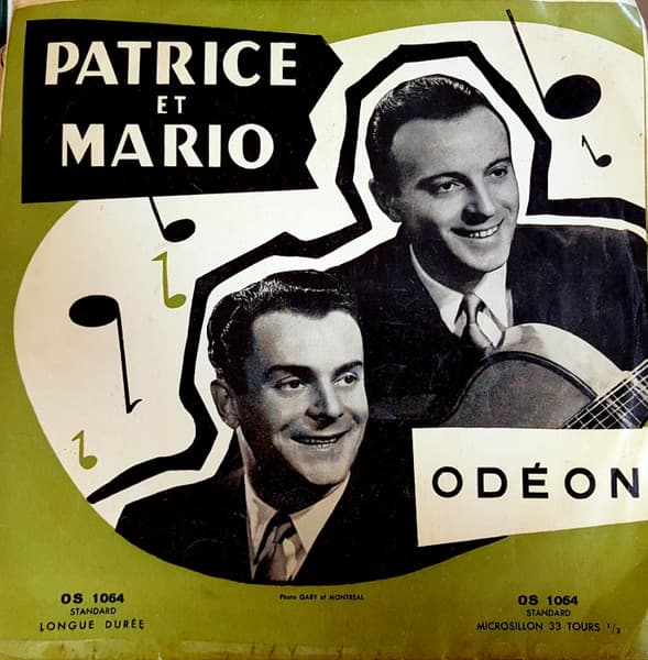 Album cover art for Patrice et Mario Chantent Pour Vous