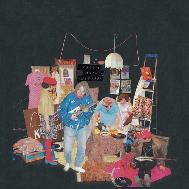 Album cover art for Kukkia muovipussissa