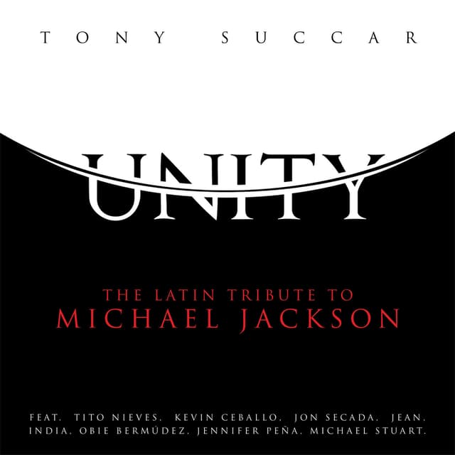 Album cover art for Unity: The Latin Tribute to Michael Jackson