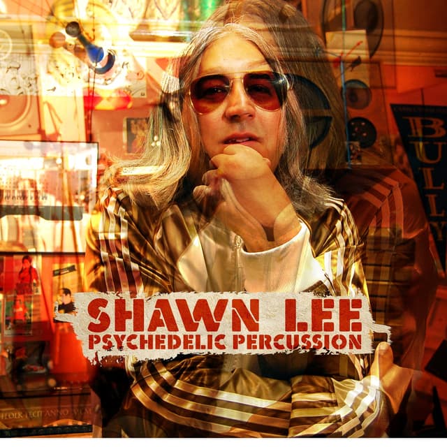 Album cover art for Psychedelic Percussion