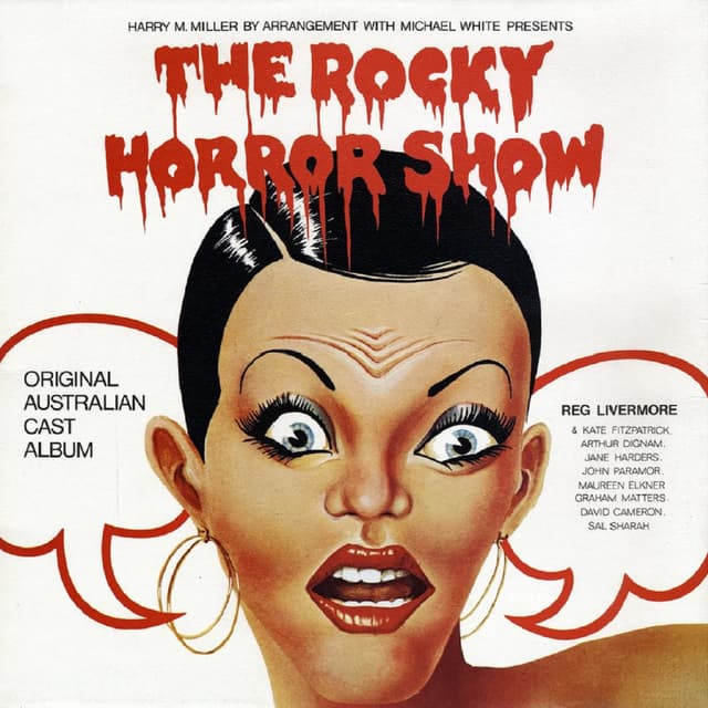 Album cover art for The Rocky Horror Show [Original Australian Cast Recording]