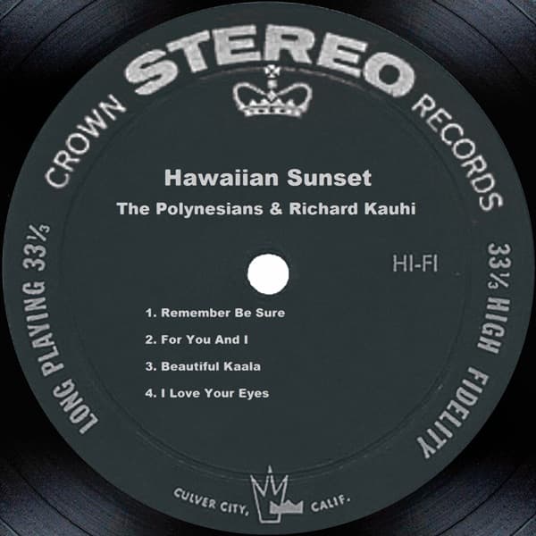 Album cover art for Hawaiian Sunset