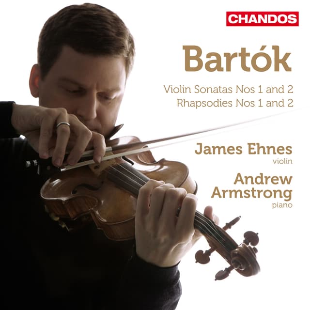 Album cover art for Bartók: Works For Violin and Piano Volume 1 - Sonatas and Rhapsodies