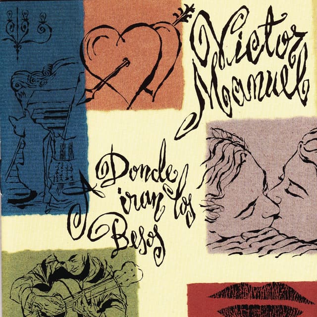 Album cover art for A dónde irán los besos
