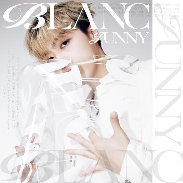 Album cover art for blanc