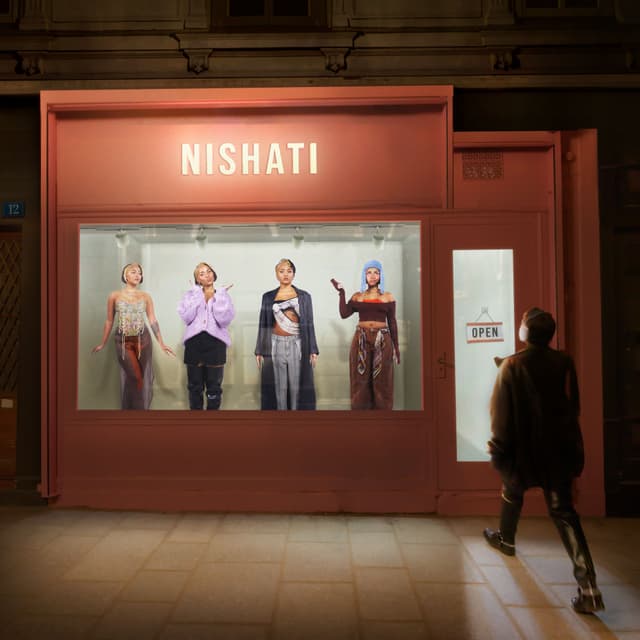 Album cover art for NISHATI