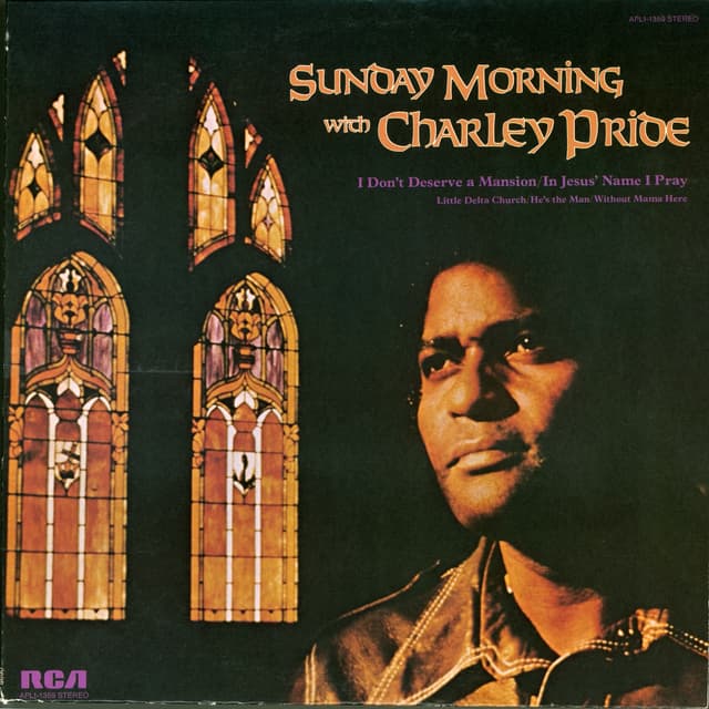 Album cover art for Sunday Morning with Charley Pride