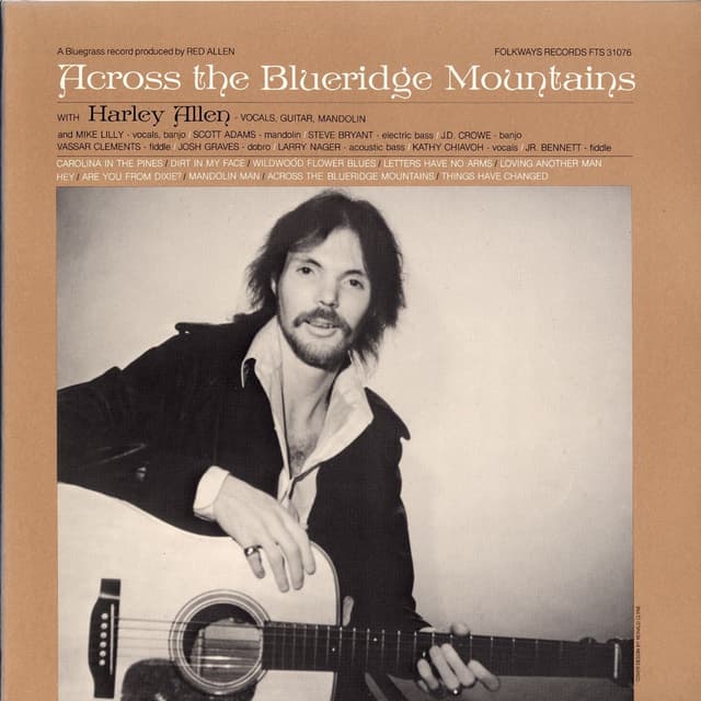 Album cover art for Across the Blueridge Mountains