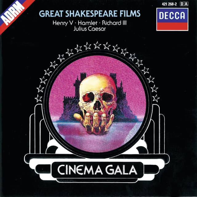 Album cover art for Great Shakespeare Films - Cinema Gala