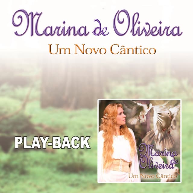 Album cover art for Um Novo Cântico