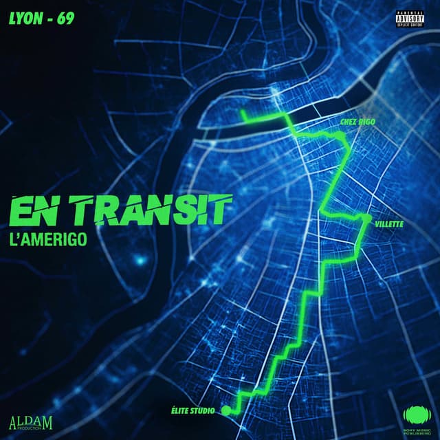 Album cover art for EN TRANSIT