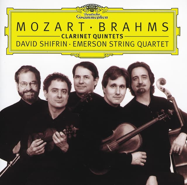 Album cover art for Mozart - Brahms: Clarinet Quintets