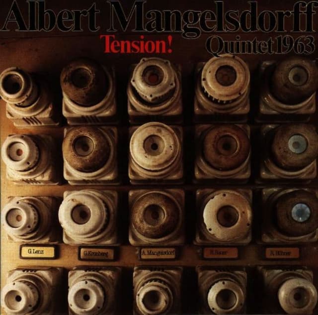 Album cover art for Tension (albert Mangelsdorff Quintet)