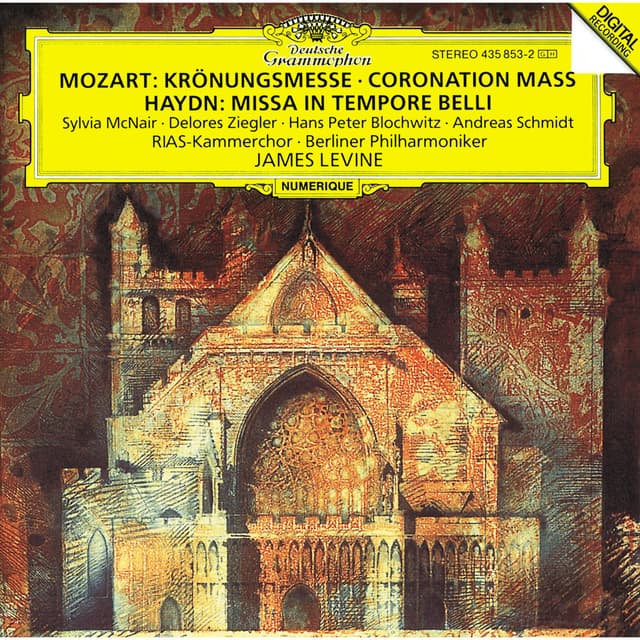 Album cover art for Mozart: Mass in C K317 "Coronation Mass" - Haydn: Missa in Tempore Belli