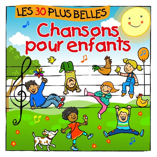 Album cover art for Les 30 plus belles chansons pour enfants