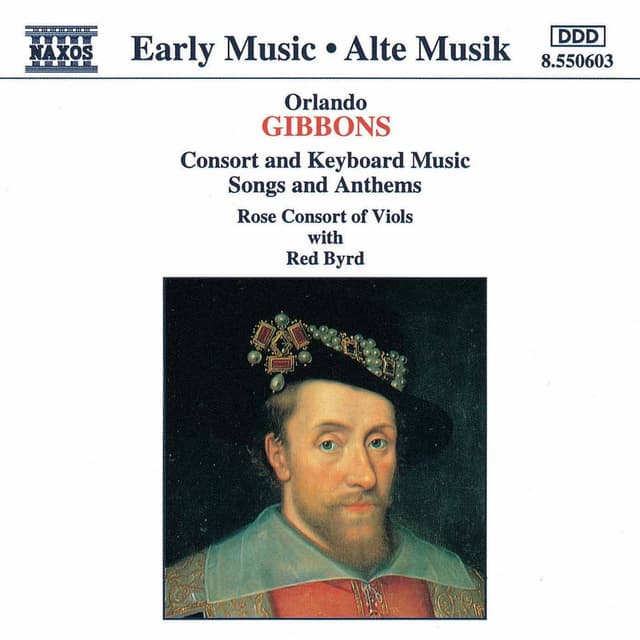 Album cover art for Consort and Keyboard Music, Songs and Anthems