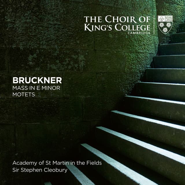 Album cover art for Bruckner: Mass in E Minor, Motets