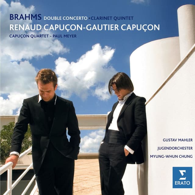 Album cover art for Brahms: Double Concerto & Clarinet Quintet, Op. 115