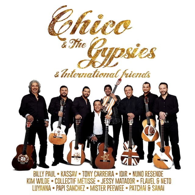 Album cover art for Chico & the Gypsies & International Friends