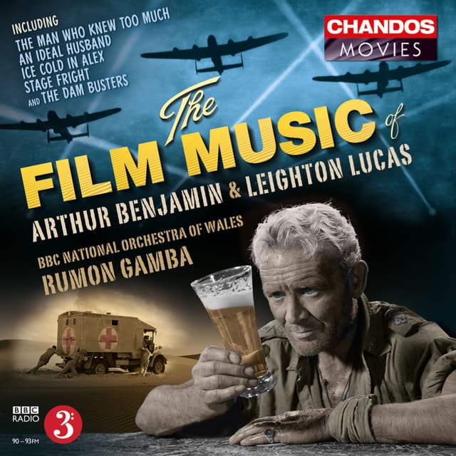 Album cover art for The Film Music of Arthur Benjamin & Leighton Lucas