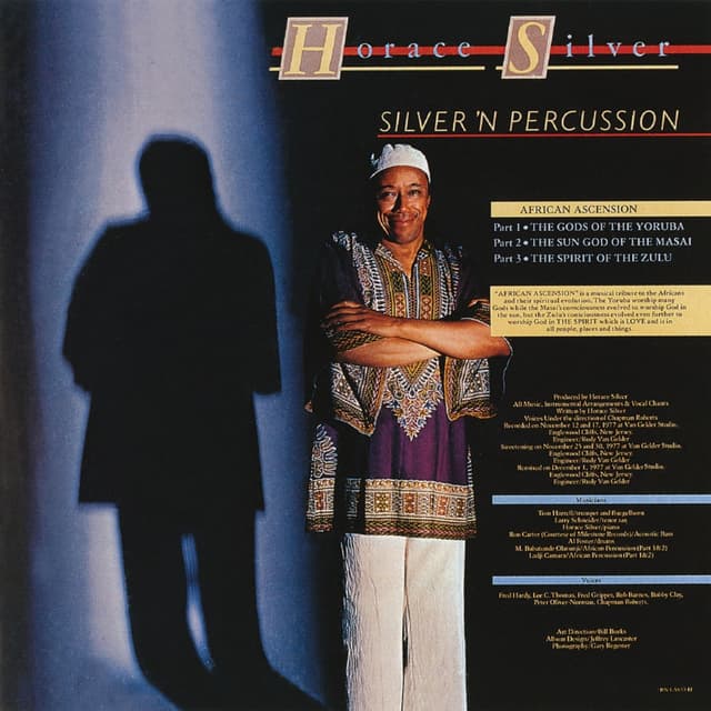 Album cover art for Silver 'N Percussion