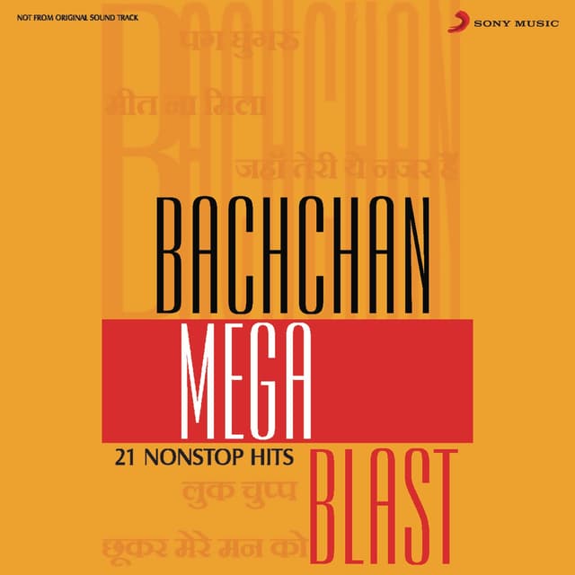 Album cover art for Bachchan Mega Blast