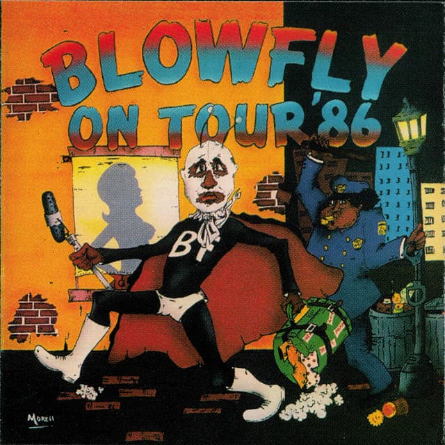 Album cover art for Blowfly On Tour '86