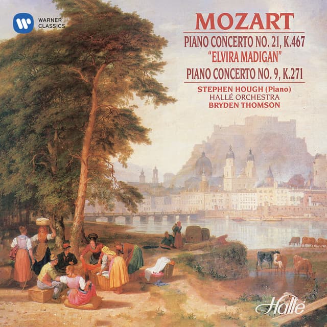 Album cover art for Mozart: Piano Concertos Nos. 9 "Jeunehomme" & 21 "Elvira Madigan"