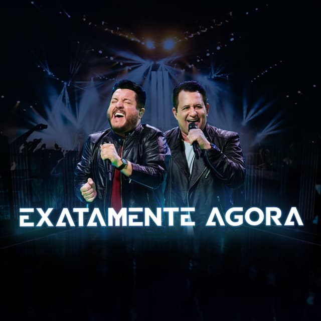 Album cover art for Exatamente Agora