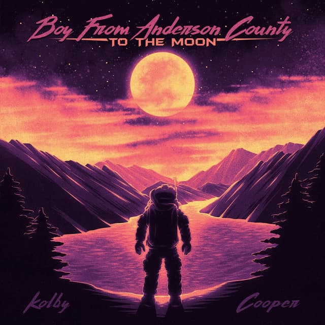 Album cover art for Boy From Anderson County to the Moon