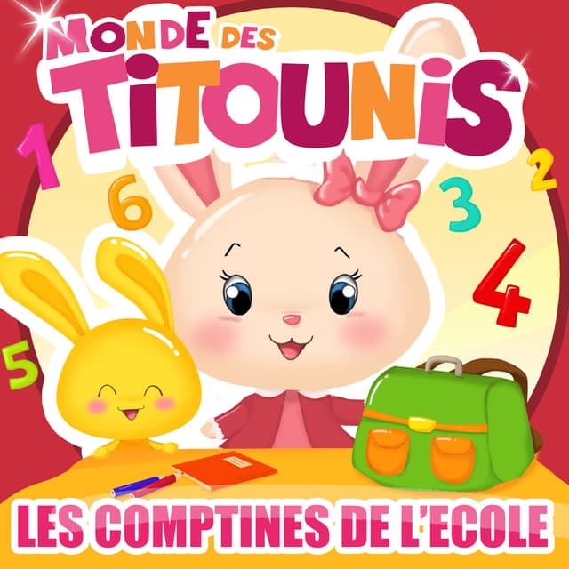 Album cover art for Les comptines de l'école