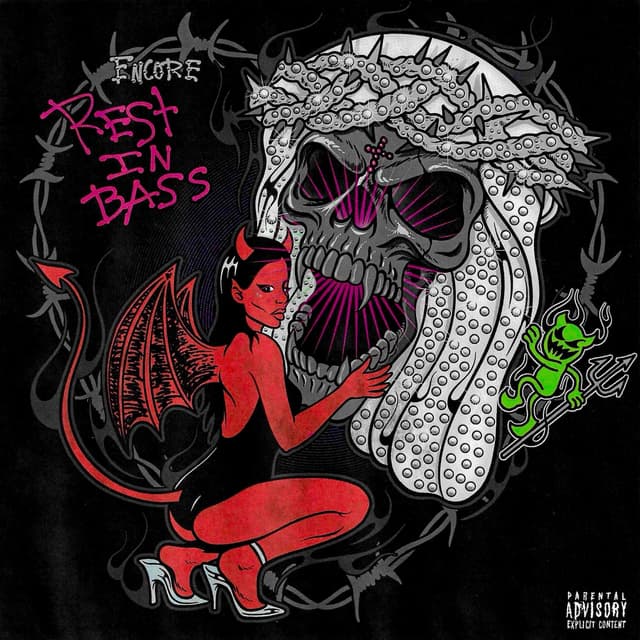 Album cover art for REST IN BASS: ENCORE