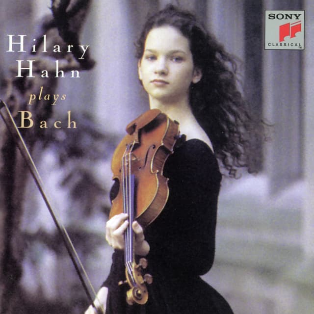 Album cover art for Hilary Hahn Plays Bach