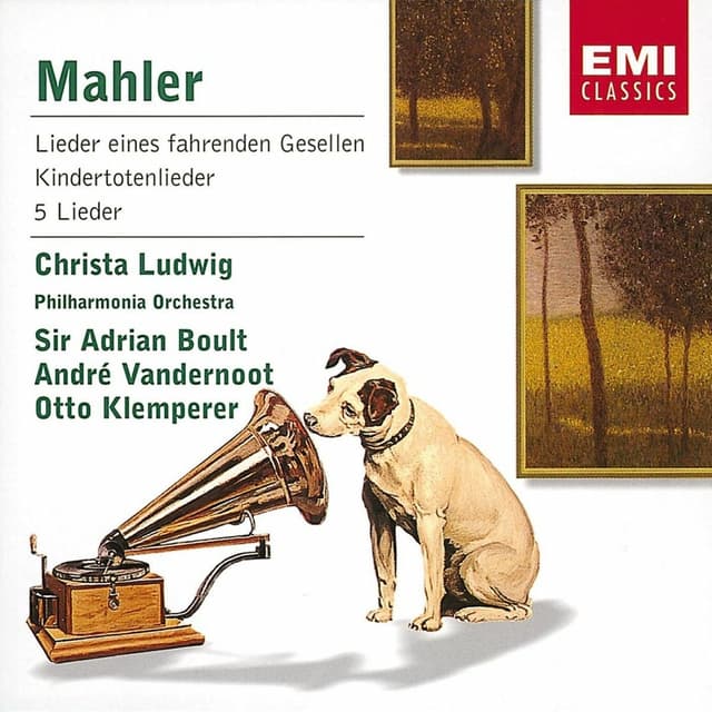 Album cover art for Christa Ludwig Singt Mahler