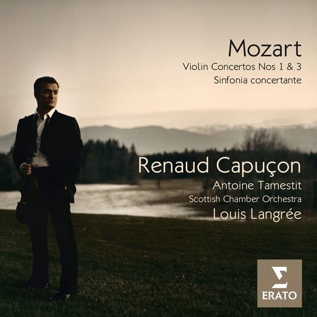 Album cover art for Mozart: Violin Concertos 1 & 3