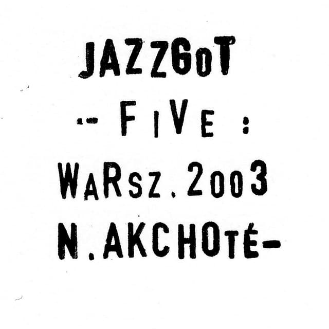 Album cover art for Jazzgot : Five