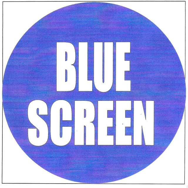 Album cover art for Blue Screen
