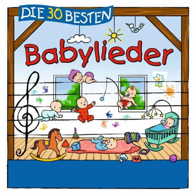 Album cover art for Die 30 besten Babylieder