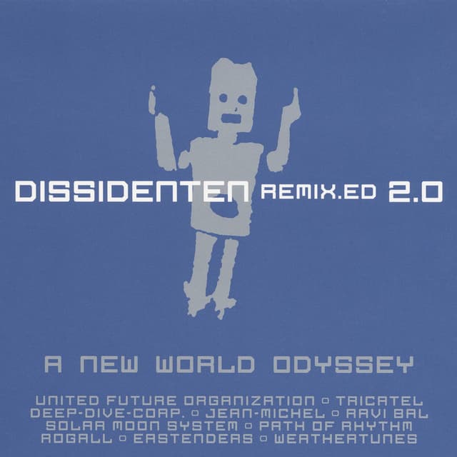 Album cover art for Remix.ed 2.0 - A New World Odyssey