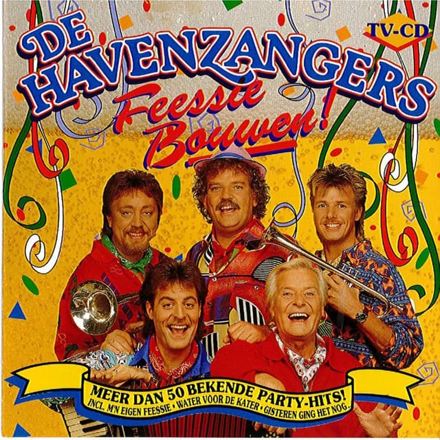 Album cover art for Feessie bouwen!