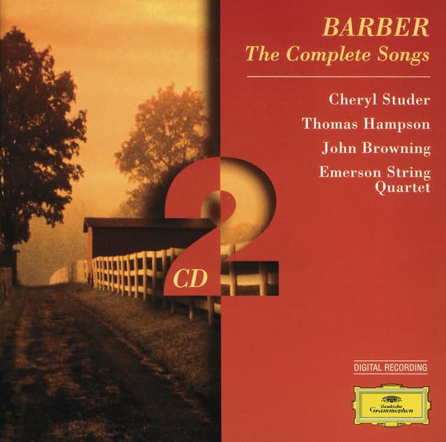 Album cover art for Barber: The Complete Songs