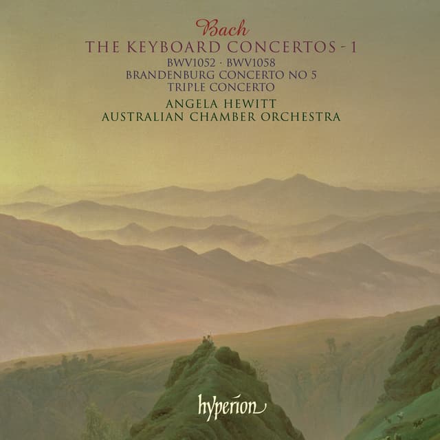 Album cover art for Bach: The Keyboard Concertos - 1