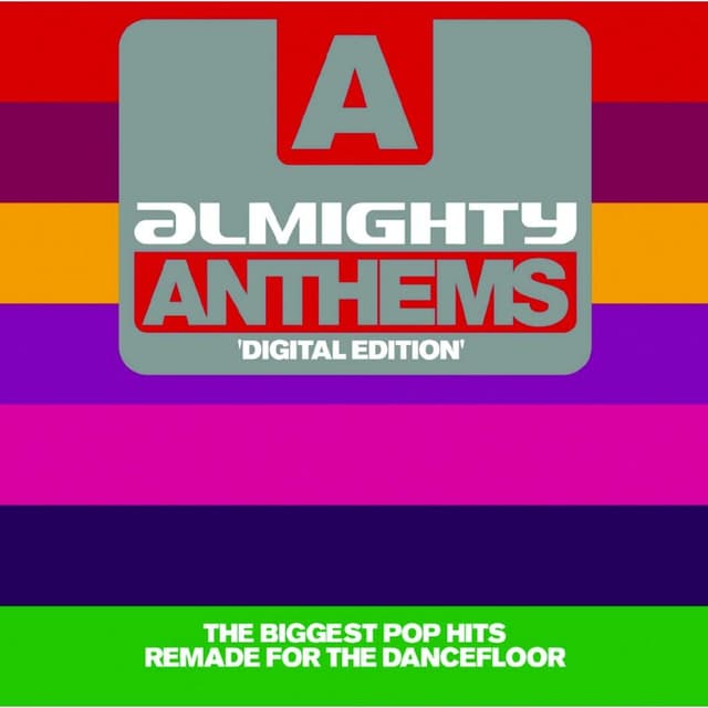 Album cover art for Almighty Anthems