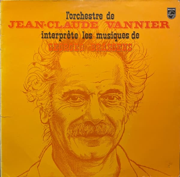 Album cover art for L'Orchestre de Jean-Claude Vannier Interprète les Musiques de Georges Brassens
