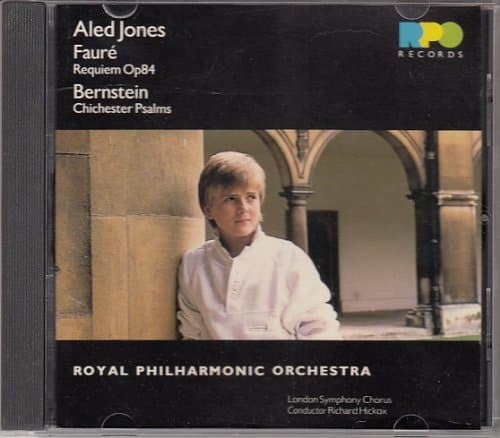 Album cover art for Fauré: Requiem; Bernstein: Chichester Psalms