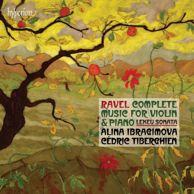Album cover art for Ravel: Complete Music for Violin and Piano