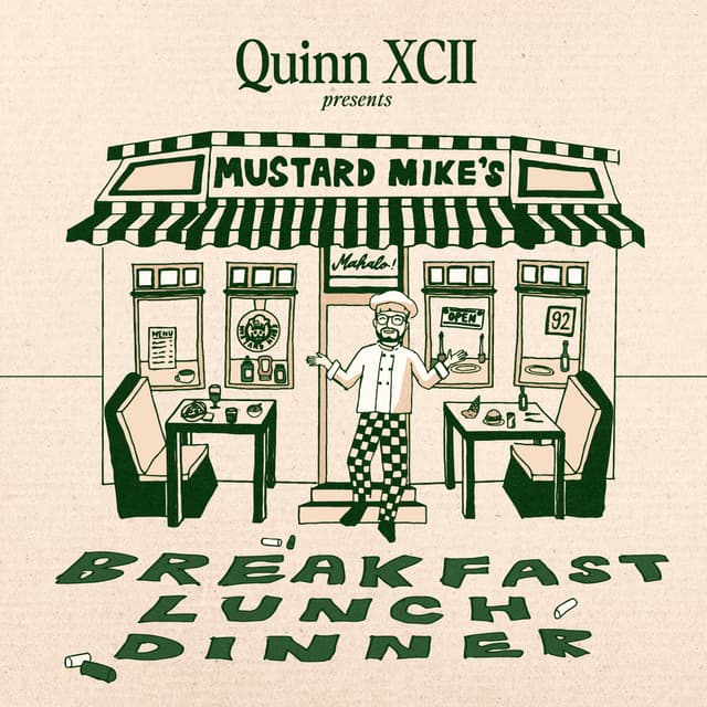 Album cover art for Quinn XCII Presents: Mustard Mike's Breakfast, Lunch, and Dinner