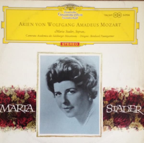 Album cover art for Mozart Arias