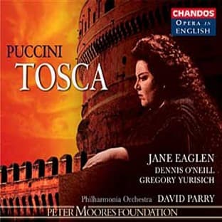 Album cover art for Puccini : Tosca